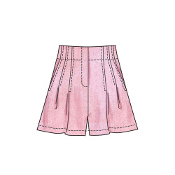 Shorts og  lange bukser med læg Simplicity snitmønster S3137