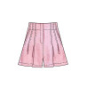 Shorts og  lange bukser med læg Simplicity snitmønster S3137