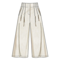 Shorts og  lange bukser med læg Simplicity snitmønster S3137