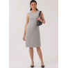 New Look N6809 – kjole med foer og lynlås i ryggen