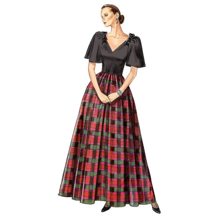 New Look N6807 – elegant selskabskjole i klassisk snit