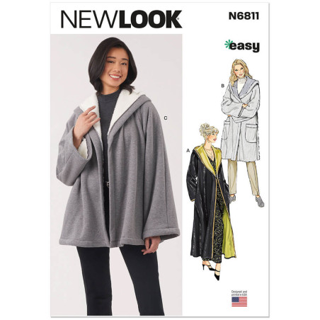 New Look N6811 – snitmønster til damefrakke og jakke