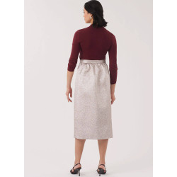 New Look N6813 snitmønster, omslagsnederdel – afslappet hverdagslook med feminint snit.