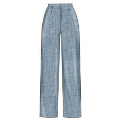 New Look N6817 snitmønster,  bukser med forstykke i moderne pasform.