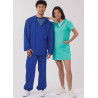 New Look N6818 snitmønster, hættetrøje, bukser og kjole i strik, unisex.