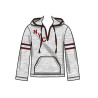 Modelbillede af New Look N6818, trøje i strik med afslappet pasform, unisex.