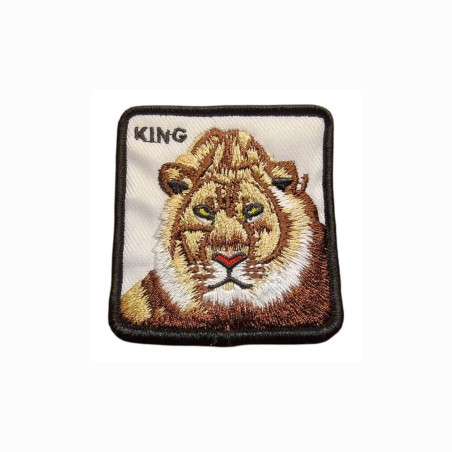 Strygemærke med løve – strygemærke til tøj