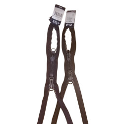 2-vejs 8 mm vislon/delrin lynlås fra Cose – vendbar lynlås til jakker og frakker i sort eller marineblå