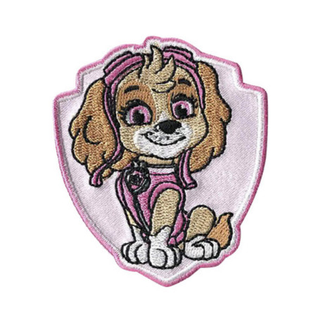 Strygemærke til tøj Paw Patrol Skye 6,5x6 cm