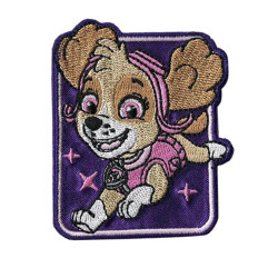 Strygemærke til tøj Paw Patrol Skye 6,5x6 cm