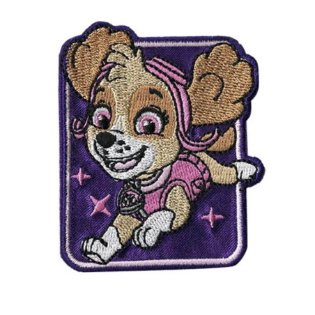 Strygemærke til tøj Paw Patrol Skye 6,5x6 cm