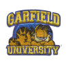Garfield University strygemærke Garfield college mærke Broderet Garfield University