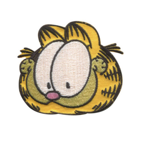 Garfield strygemærke 5,5x6 cm Broderet Garfield strygemærke Garfield mærke til tøj