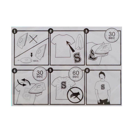 Guide til påstrygning af strygemærker