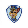 Broderet strygemærke Chase Paw Patrol 7x6 cm til tøj og tekstiler
