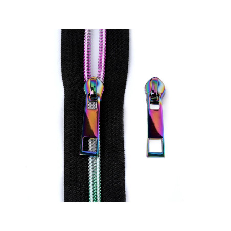 6mm Nonlock-glider med multifarvet holografisk overflade