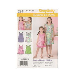 Pige kjole Simplicity snitmønster S2241
