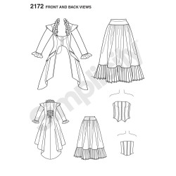 Kostume voksen Simplicity snitmønster S2172