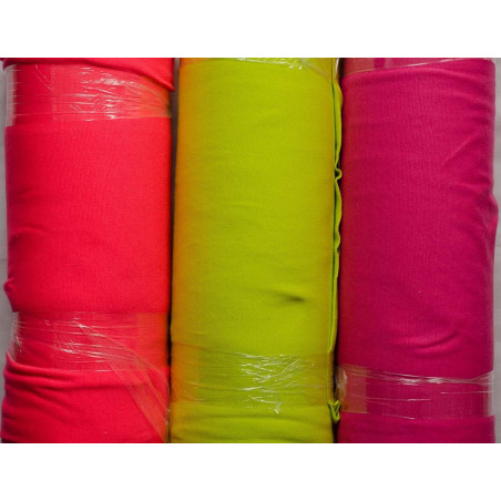 Ribstof i Neon-farver  40 cm DB bred