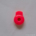 Snor stopper rund neon pink 4mm