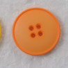 Orange 4-hul knap 25mm