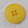 Gul 4-hul knap 25mm