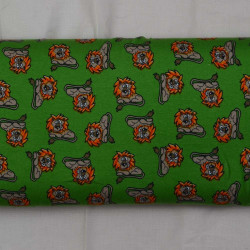 Børnestof m/Løve  3 farver140 cm bred