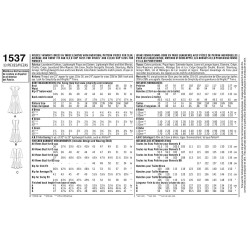 Kjole Simplicity Snitmønster S1537