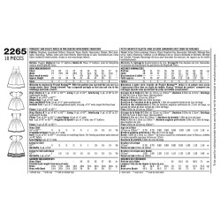 snitmønster Pige kjole,