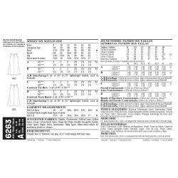 Sommerkjole 4 varianter Snitmønster