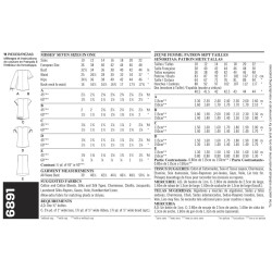 Bluse 6 varianter Snitmønster NEW LOOK easy