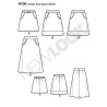 Nederdel 5 varianter snitmønster NEW LOOK