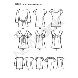 Bluse  6 varianter snitmønster NEW LOO easy