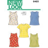 Bluse og top snitmønster NEW LOOK easy
