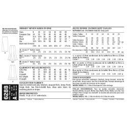 Nederdel 4 varianter snitmønster NEW LOOK easy