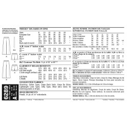 Nederdel og bukser snitmønster NEW LOOK