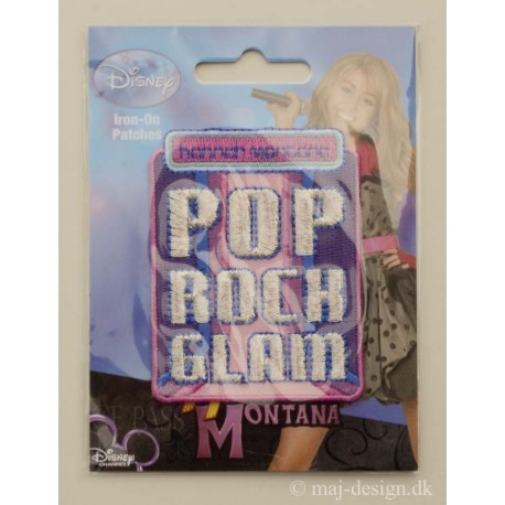 Hannah Montana strygemærke 7x5,5 cm