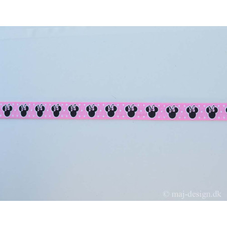 Minnie Mouse folde elastik 15mm
