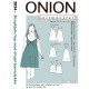 Kjole top med drejet bærestykke onion snitmønster 2024