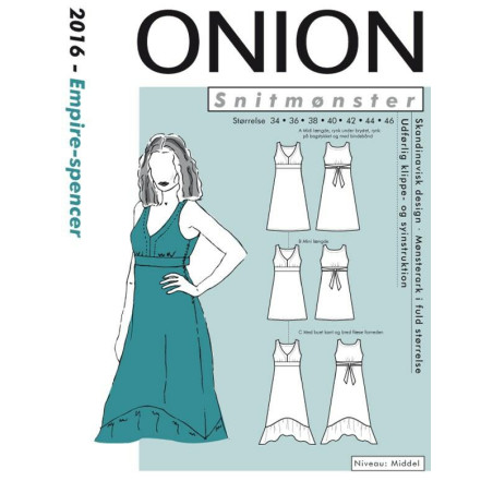 Empire spencer onion snitmønster 2016