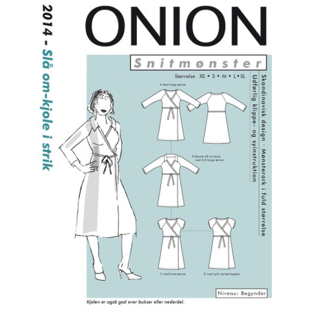 Slå om kjole onion snitmønster 2014