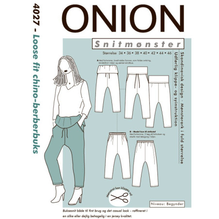 Berberbuks onion snitmønster 4027