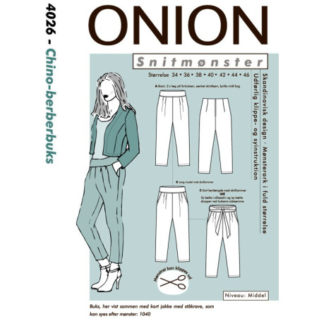 Berberbuks onion snitmønster 4026