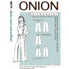 Buks med snøre efekt onion snitmønster 4019