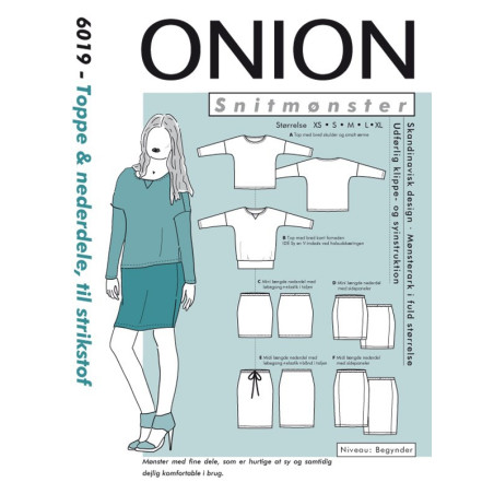 Top & Nederdel onion snitmønster 6019