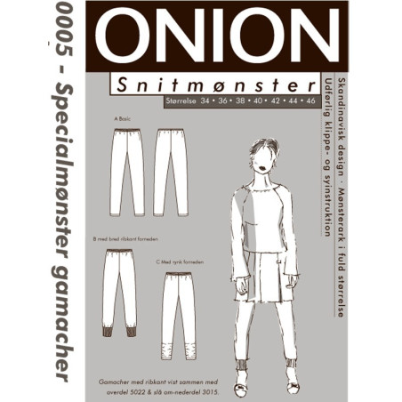 Gamacher specialmønster onion snitmønster 0005