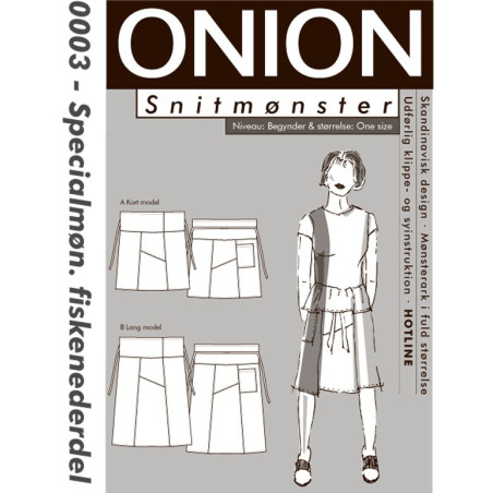 Fiskenederdel specialmønster onion snitmønster 0003