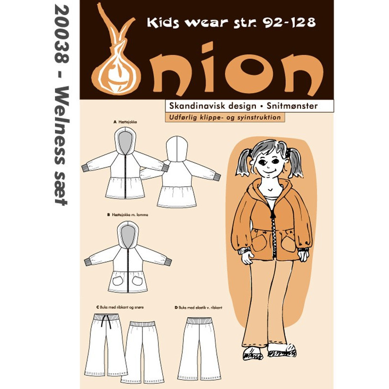 Wellness sæt onion snitmønster 20038