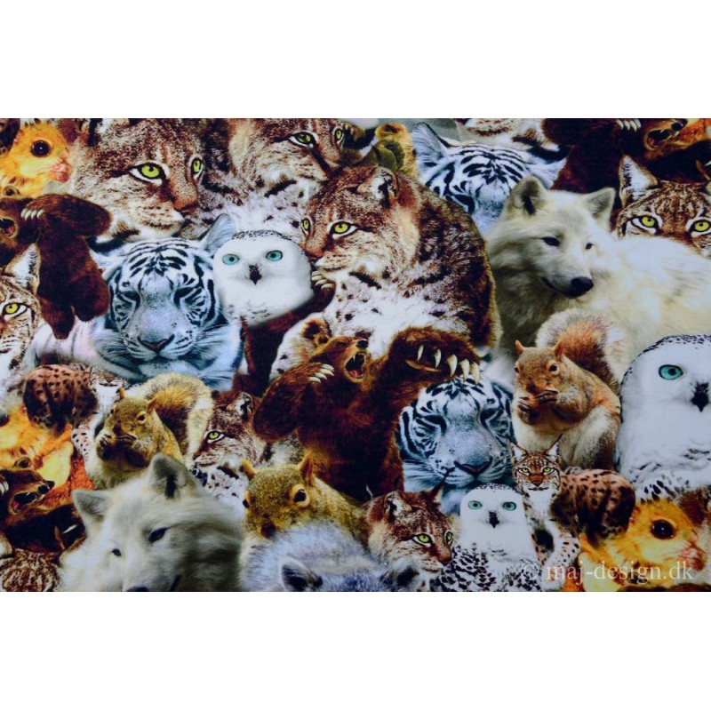 kaos Tordenvejr Personligt Digetalt print katte, bl.dyr og egern