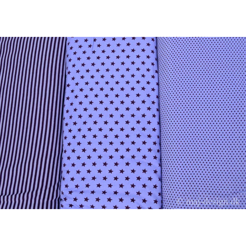 Stof med Stjerne eller små  bomber  